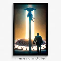 Pixel Art Poster - Gigantic Claim (8 Bit Psychedelic Trippy Video Game Print)