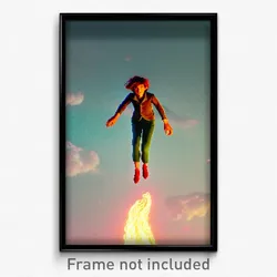 Pixel Art Poster - Wiggly Downs (8 Bit Psychedelic Trippy Video Game Print)