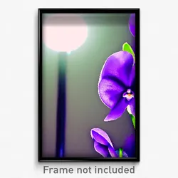 Pixel Art Poster - Violet Strand (8 Bit Psychedelic Trippy Video Game Print)