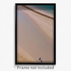 Pixel Art Poster - Notable Sandbar (8 Bit Psychedelic Trippy Video Game Print)