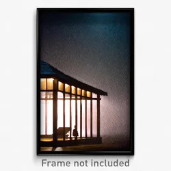 Pixel Art Poster - Unknown Shelter (8 Bit Psychedelic Trippy Video Game Print)