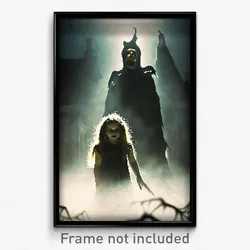 Pixel Art Poster - Haunted Grotesque (8 Bit Psychedelic Trippy Video Game Print)