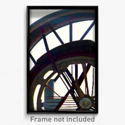 Pixel Art Poster - Neat Wheel (8 Bit Psychedelic Trippy Weird Video Game Print)