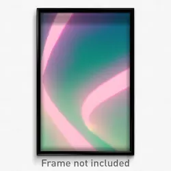 Pixel Art Poster - Wavy Glade (8 Bit Psychedelic Trippy Weird Video Game Print)