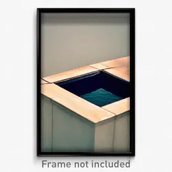 Pixel Art Poster - Square Inlet (8 Bit Psychedelic Trippy Video Game Print)