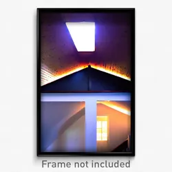 Pixel Art Poster - Silly Attic (8 Bit Psychedelic Trippy Weird Video Game Print)