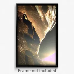 Pixel Art Poster - Rough Crack (8 Bit Psychedelic Trippy Weird Video Game Print)