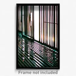 Pixel Art Poster - Modern Grate (8 Bit Psychedelic Trippy Video Game Print)