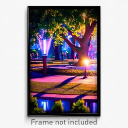Pixel Art Poster - Marvelous Park (8 Bit Psychedelic Trippy Video Game Print)