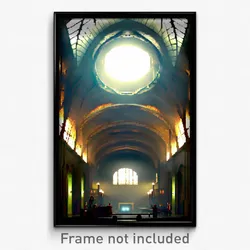 Pixel Art Poster - Remarkable Vault (8 Bit Psychedelic Trippy Video Game Print)