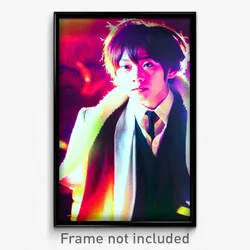 Pixel Art Poster - Flawless Kame (8 Bit Psychedelic Trippy Video Game Print)