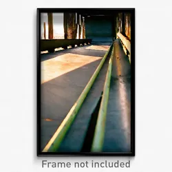 Pixel Art Poster - Aged Ramp (8 Bit Psychedelic Trippy Weird Video Game Print)