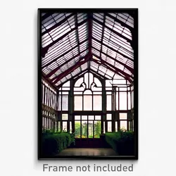 Pixel Art Poster - Cultured Conservatory (8 Bit Psychedelic Video Game Print)