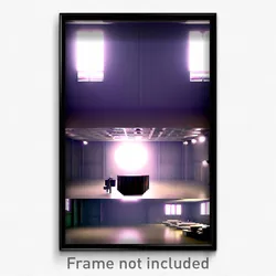 Pixel Art Poster - Gargantuan Room (8 Bit Psychedelic Trippy Video Game Print)