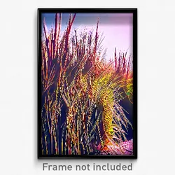 Pixel Art Poster - Drab Grass (8 Bit Psychedelic Trippy Weird Video Game Print)