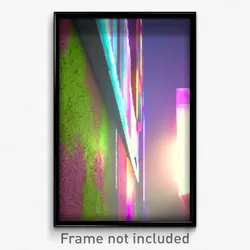 Pixel Art Poster - Creative Wall (8 Bit Psychedelic Trippy Video Game Print)