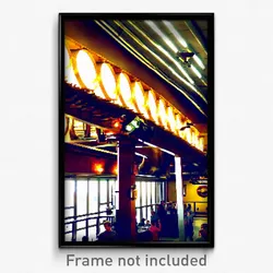 Pixel Art Poster - Gracious Brewery (8 Bit Psychedelic Trippy Video Game Print)