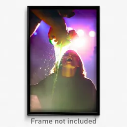 Pixel Art Poster - Liquid Opening (8 Bit Psychedelic Trippy Video Game Print)