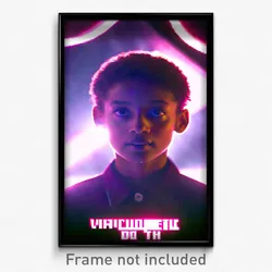 Pixel Art Poster - Vivacious Ego Death (8 Bit Psychedelic Video Game Print)
