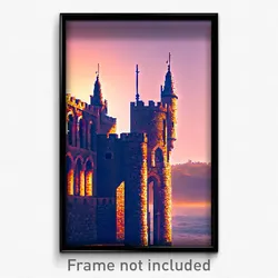 Pixel Art Poster - Neglected Earldom (8 Bit Psychedelic Trippy Video Game Print)