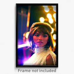 Pixel Art Poster - Glamorous Sound (8 Bit Psychedelic Trippy Video Game Print)