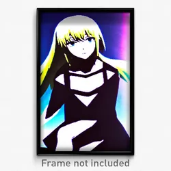 Pixel Art Poster - Zealous Anime (8 Bit Psychedelic Trippy Video Game Print)