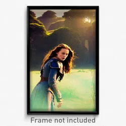 Pixel Art Poster - Attractive Downland (8 Bit Psychedelic Video Game Print)
