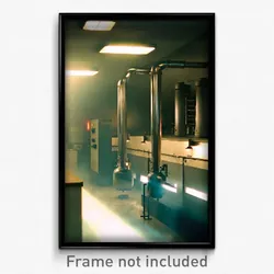 Pixel Art Poster - Active Boiler Room (8 Bit Psychedelic Video Game Print)