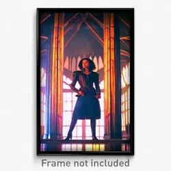Pixel Art Poster - Hard To Find Chantry (8 Bit Psychedelic Video Game Print)