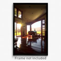 Pixel Art Poster - Polished Homestead (8 Bit Psychedelic Video Game Print)