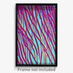 Pixel Art Poster - Glitchy Fourth Of July (8 Bit Psychedelic Video Game Print)