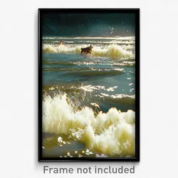 Pixel Art Poster - Rich Runoff (8 Bit Psychedelic Trippy Weird Video Game Print)