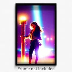 Pixel Art Poster - Adventurous Post (8 Bit Psychedelic Trippy Video Game Print)