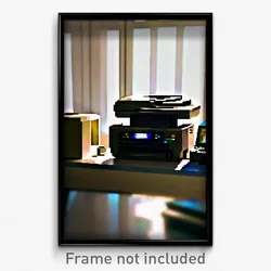 Pixel Art Poster - Rich Printer (8 Bit Psychedelic Trippy Video Game Print)