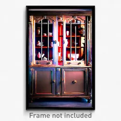 Pixel Art Poster - Elegant Hutch (8 Bit Psychedelic Trippy Video Game Print)