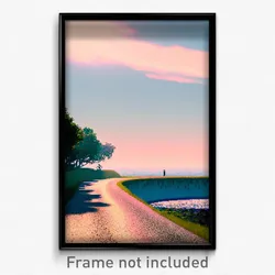 Pixel Art Poster - Secret Dike (8 Bit Psychedelic Trippy Weird Video Game Print)