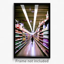 Pixel Art Poster - Acclaimed Aisle (8 Bit Psychedelic Trippy Video Game Print)