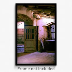 Pixel Art Poster - Aged Cellar (8 Bit Psychedelic Trippy Weird Video Game Print)