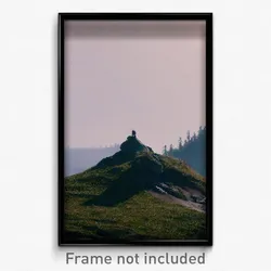 Pixel Art Poster - Unrealistic Ridgeline (8 Bit Psychedelic Video Game Print)