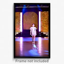 Pixel Art Poster - Prestigious Catwalk (8 Bit Psychedelic Video Game Print)