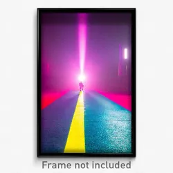Pixel Art Poster - Creative Channel (8 Bit Psychedelic Trippy Video Game Print)