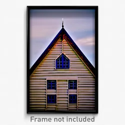 Pixel Art Poster - Simplistic Gable (8 Bit Psychedelic Trippy Video Game Print)