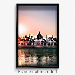 Pixel Art Poster - Perfect Budapest (8 Bit Psychedelic Trippy Video Game Print)