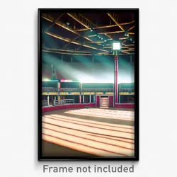 Pixel Art Poster - Small Arena (8 Bit Psychedelic Trippy Weird Video Game Print)