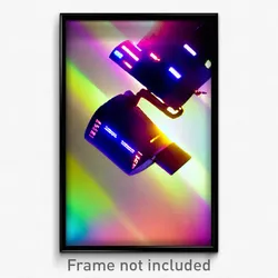 Pixel Art Poster - Prestigious Stocks (8 Bit Psychedelic Video Game Print)