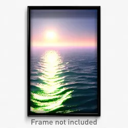 Pixel Art Poster - Admired Sea (8 Bit Psychedelic Trippy Weird Video Game Print)