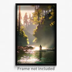 Pixel Art Poster - Normal Stream (8 Bit Psychedelic Trippy Video Game Print)