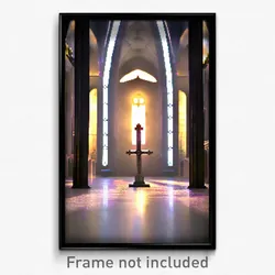 Pixel Art Poster - Pretty Ossuary (8 Bit Psychedelic Trippy Video Game Print)