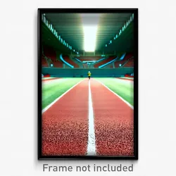 Pixel Art Poster - Lovely Track (8 Bit Psychedelic Trippy Video Game Print)