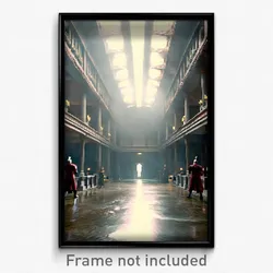 Pixel Art Poster - Cavernous Room (8 Bit Psychedelic Trippy Video Game Print)